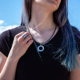 "All You Need Is Love" Stamped Sterling Silver Pendant Necklace