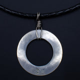 "All You Need Is Love" Stamped Sterling Silver Pendant Necklace