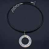 "All You Need Is Love" Stamped Sterling Silver Pendant Necklace