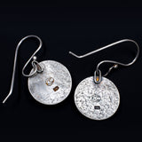 Ripples Collection - Set 2 - Sterling Silver and Polymer Clay Dangle Earrings