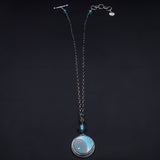 Ripples Collection - Set 4 - Sterling Silver and Polymer Clay Small Pendant Necklace