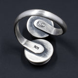 Sterling Silver and Mother of Pearl Adjustable Ring - Sweet and Simple Collection from Capulin Creations