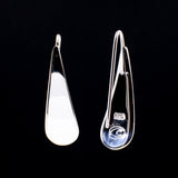 Sterling Silver Teardrop Dangle Earrings - Sweet and Simple - 080100-000002 - Capulin Creations