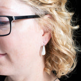 Sterling Silver Teardrop Dangle Earrings - Sweet and Simple - 080100-000002 - Capulin Creations