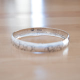 Inside View of the Bangle Bracelet in Sterling Silver from the Bubbles Collection