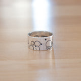 Inside View of the Ring in Sterling Silver from the Bubble Collection