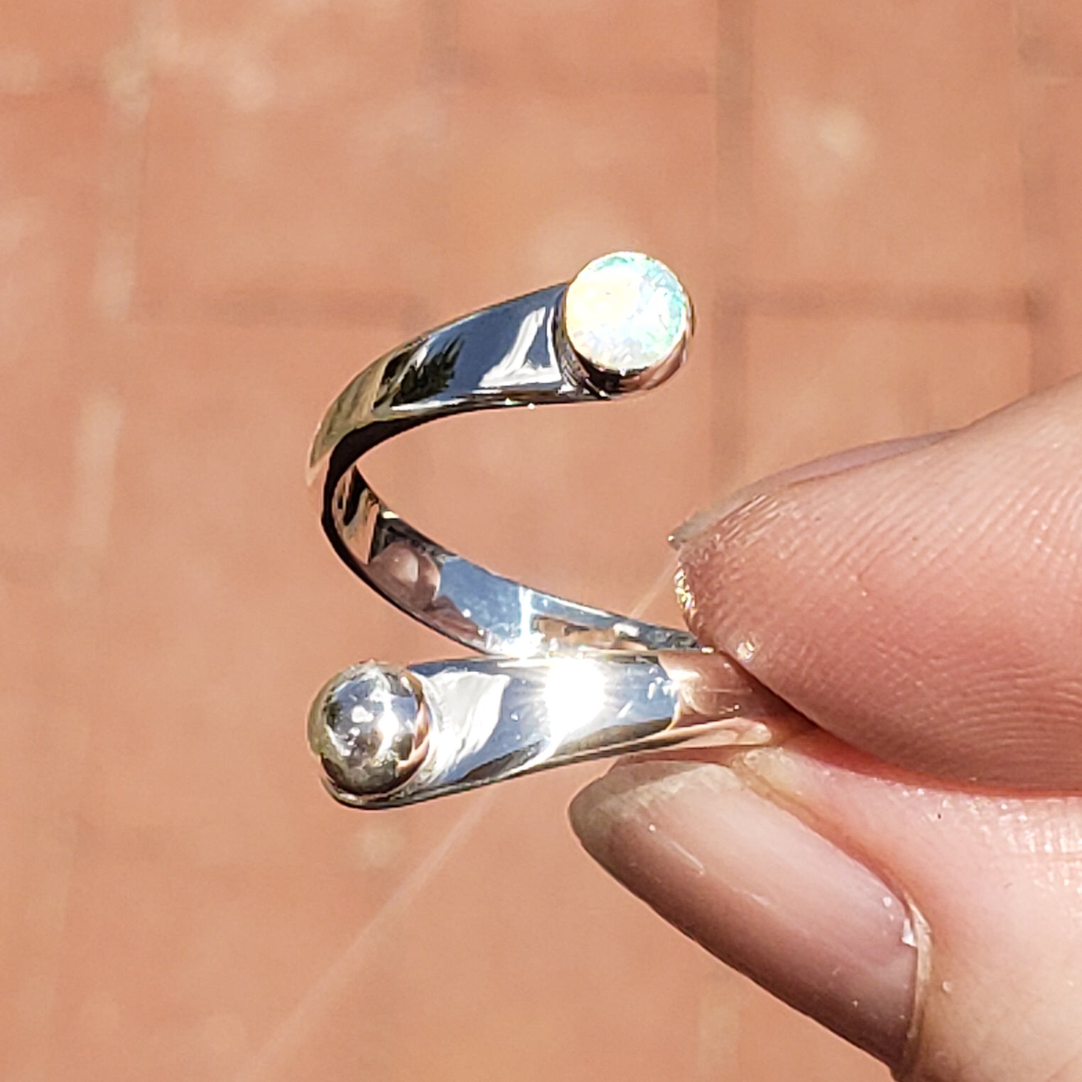 Faith & Cross Silver Adjustable Ring – Faith Flows Co.