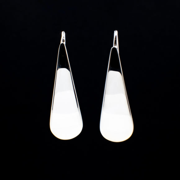Sterling Silver Teardrop Dangle Earrings - Sweet and Simple - 080100-000002 - Capulin Creations
