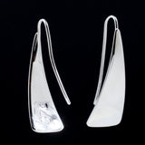 Sterling Silver Triangle Dangle Earrings - Sweet and Simple - 080100-000001 - Capulin Creations
